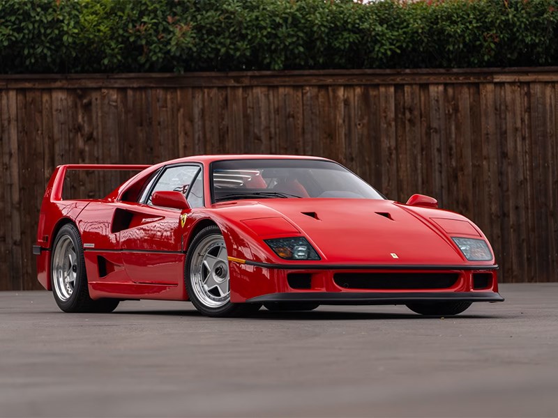 The legendary Ferrari F40 will be looking for a new owner next year